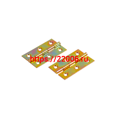 Петля Ajax (Аякс) карточная универсальная LM/IN30x50x1U YZN желтый цинк (2 шт) фото 4 Петля Ajax (Аякс) карточная универсальная LM/IN30x50x1U YZN желтый цинк (2 шт) фото 4