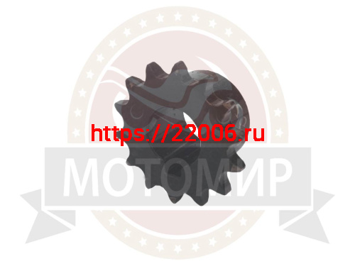 Звезда 14 зуб. (428) цепи, 12.7шаг, на вал d25мм, h28мм, шпонка 8мм, мотобуксировщик Звезда 14 зуб. (428) цепи, 12.7шаг, на вал d25мм, h28мм, шпонка 8мм, мотобуксировщик