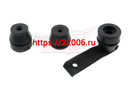 Амортизаторы CHAMPION 137,142 резиновые, комплект (1800015)