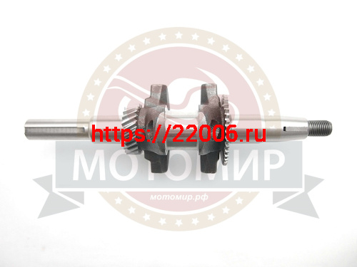 Коленвал 168F-2 (GX 200) в сборе (YT-GP-000289) 4,78мм с валом 20 мм