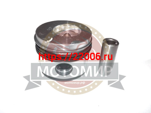 Поршень R192 МБ-12Д 92 мм (с круглой выемкой под дл.форсунку) в сборе кольца, поршн.палец