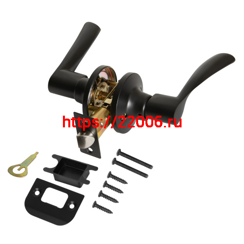 Ручка Punto (Пунто) защелка DK610/BL BL-PS (без фик.) черный фото 2 Ручка Punto (Пунто) защелка DK610/BL BL-PS (без фик.) черный фото 2