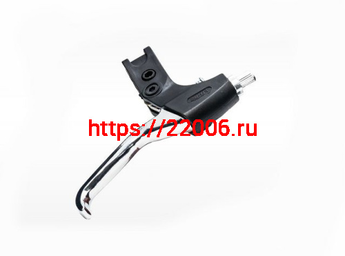 Ручка тормоза, полуалюминиеввая, черно/серебристая, завод Sshine 3122628-3 Ручка тормоза, полуалюминиеввая, черно/серебристая, завод Sshine 3122628-3
