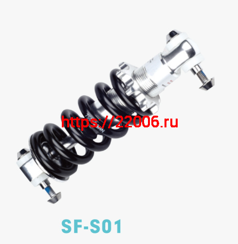 Амортизатор Вело задний 160mm, пружинный 750LBS/in,регулировки:P,пружина 24х24mm (SHUNFENG SF-S01) Амортизатор Вело задний 160mm, пружинный 750LBS/in,регулировки:P,пружина 24х24mm (SHUNFENG SF-S01)