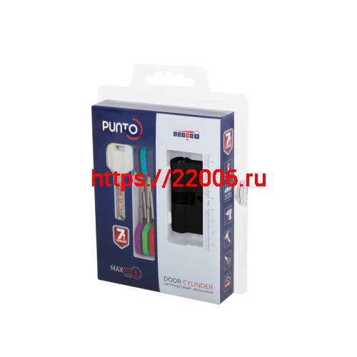 Цилиндровый Punto (Пунто) механизм MaxPro7000Key 52mm (21+10+21) BL черный 7key фото 2 Цилиндровый Punto (Пунто) механизм MaxPro7000Key 52mm (21+10+21) BL черный 7key фото 2