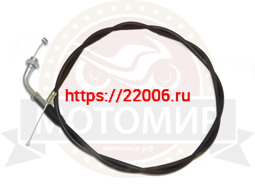 Трос газа L-1250мм, ход-80мм, "Газуля" F50/80 (мотоцикл СКАУТ) Трос газа L-1250мм, ход-80мм, "Газуля" F50/80 (мотоцикл СКАУТ)