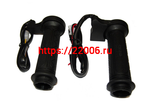 Подогрев (Ручки с подогревом) в сборе (пр/лев) под диам. 22мм, проводка, тумблер (2 полож), фото 2 Подогрев (Ручки с подогревом) в сборе (пр/лев) под диам. 22мм, проводка, тумблер (2 полож), фото 2