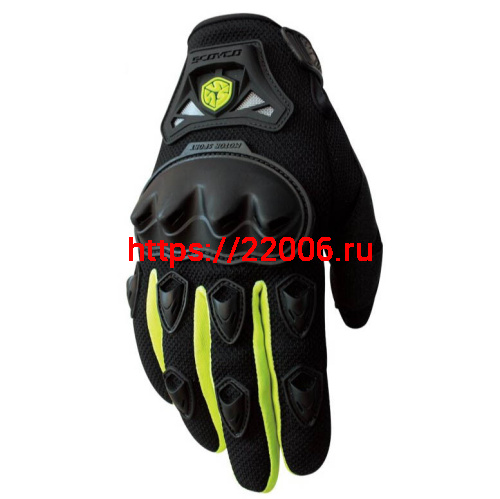 Перчатки SCOYCO (оригинал) МС-29, зеленый, р-р L Перчатки SCOYCO (оригинал) МС-29, зеленый, р-р L