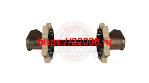 Вал Буран ведомый (направляющий) УСИЛЕННЫЙ с балансирами (4-е подшипника) фото 2 Вал Буран ведомый (направляющий) УСИЛЕННЫЙ с балансирами (4-е подшипника) фото 2