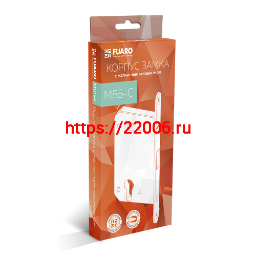 Корпус Fuaro (Фуаро) врезного замка MAGNM85C-50 (M85C-50) SSG сатинированное золото фото 2