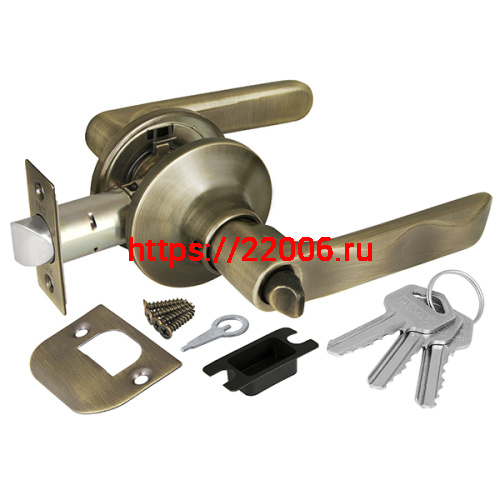 Ручка Punto (Пунто) защелка DK624 AB-ET (6024 AB-E) (кл./фик.) бронза Ручка Punto (Пунто) защелка DK624 AB-ET (6024 AB-E) (кл./фик.) бронза