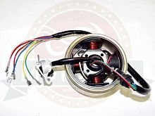 Зажигание 157FMI в сборе с маховиком Симплер, Хантер125, CrossFire (CG125) 4 катушки