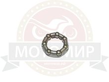 Подшипник вело оси педали, 7 шариков, 5/32" (3.96мм), D-18.6мм  (нового образца) JK 6516