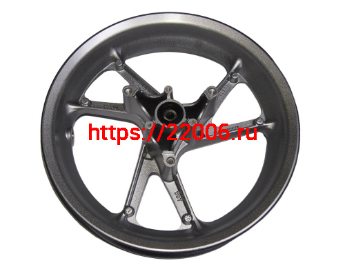 Обод передний литой, диск. тормоз скутер QUANTUM (052) фото 3 Обод передний литой, диск. тормоз скутер QUANTUM (052) фото 3