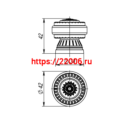 Упор Armadillo (Армадилло) дверной DH062 CL/AS-9 Античное серебро фото 2