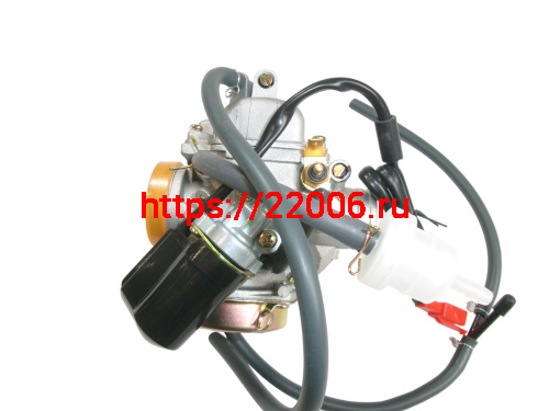 Карбюратор 4х такт. 161QMJ (GY6-180) (c подогревом) DINGO 180 фото 3 Карбюратор 4х такт. 161QMJ (GY6-180) (c подогревом) DINGO 180 фото 3