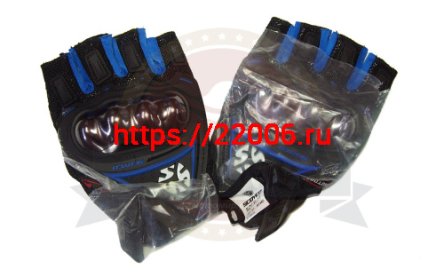 Перчатки SCOYCO (оригинал) МС-44D, цвет синий, р-р L Перчатки SCOYCO (оригинал) МС-44D, цвет синий, р-р L