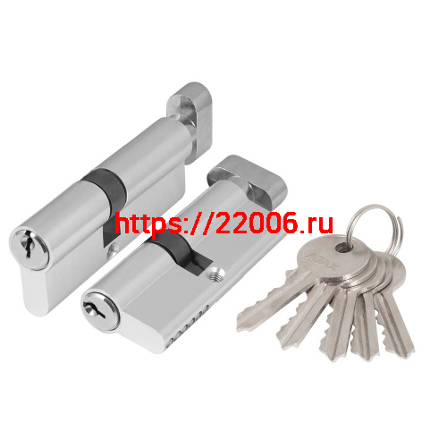 Цилиндровый Ajax (Аякс) механизм (AZ102/100) AZ1002Knob100 (40+10+50) CP хром Цилиндровый Ajax (Аякс) механизм (AZ102/100) AZ1002Knob100 (40+10+50) CP хром