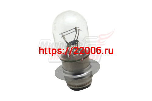 Лампа 12В 25/25Вт фарная 2х контактная (P15d)