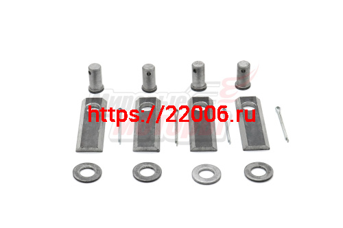 Ножи косилки роторной самозатачивающиеся (4ножа, 4пальца) (завод, Россия)