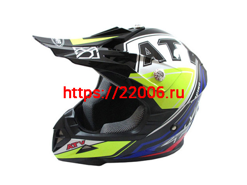 Мотошлем YM-915 черный/star (M) Мотошлем YM-915 черный/star (M)
