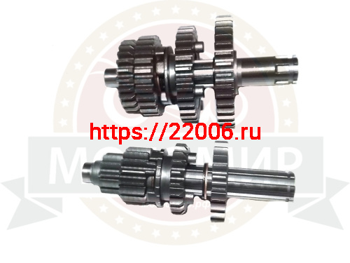 Коробка в сборе Альфа 72-125 сс, TTR125 под шарикоподшипник (перв. вал со ступенькой) Коробка в сборе Альфа 72-125 сс, TTR125 под шарикоподшипник (перв. вал со ступенькой)