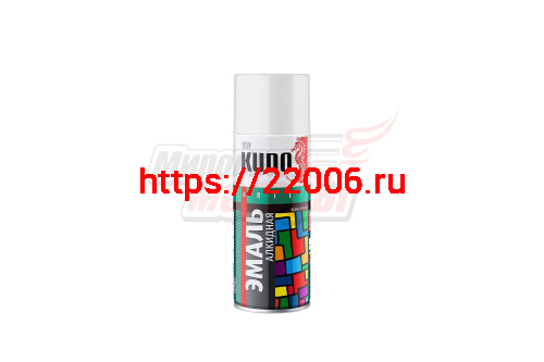 Краска аэрозоль белая матовая (KU-1101) KUDO (520мл)