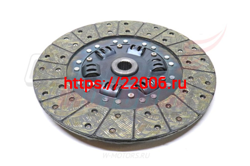 Диск сцепления ведомый BAW 1065, FAW 1031, 1041, 1051 D=300 Z-24, тонкий вал (1601210AY01) фото 2