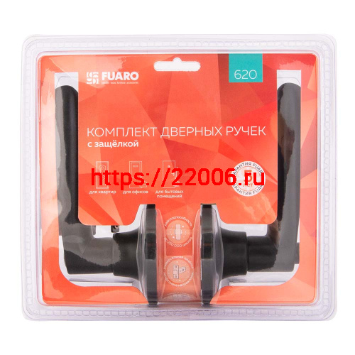 Ручка Fuaro (Фуаро) защелка DK620/BL BL-PS (620/BL BL-P) (без фик.) черный фото 2 Ручка Fuaro (Фуаро) защелка DK620/BL BL-PS (620/BL BL-P) (без фик.) черный фото 2