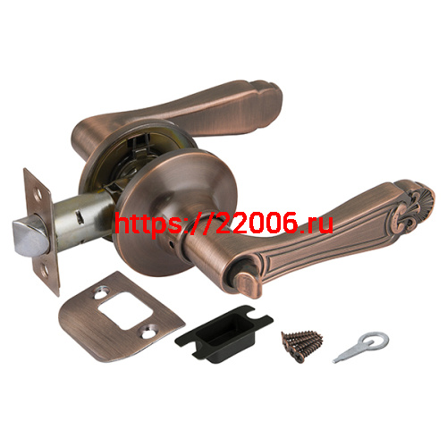 Ручка Punto (Пунто) защелка 6037 AC-B (фик.) медь Ручка Punto (Пунто) защелка 6037 AC-B (фик.) медь