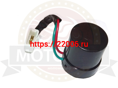 Реле поворотов 2 конт. провод. Альфа, "Zodiak", Yamaha Jog50, Cobra CrossFire без звука Реле поворотов 2 конт. провод. Альфа, "Zodiak", Yamaha Jog50, Cobra CrossFire без звука