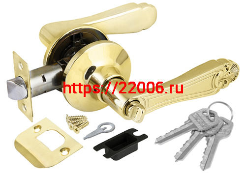 Ручка Fuaro (Фуаро) защелка DK637/BL РB-Е (637/BL РB-Е) (кл/фик.) золото Ручка Fuaro (Фуаро) защелка DK637/BL РB-Е (637/BL РB-Е) (кл/фик.) золото