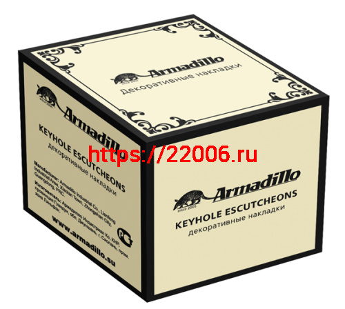 Накладка Armadillo (Армадилло) под цилиндр ET.R.CL55 (ET/CL) AS-9 античное серебро фото 2 Накладка Armadillo (Армадилло) под цилиндр ET.R.CL55 (ET/CL) AS-9 античное серебро фото 2