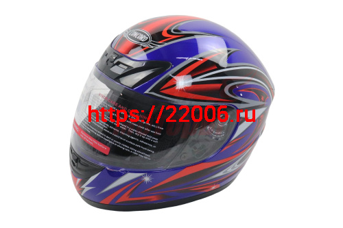 Шлем CONCORD XZF07 синий "S,M,L,XL,XXL" (интеграл) Шлем CONCORD XZF07 синий "S,M,L,XL,XXL" (интеграл)