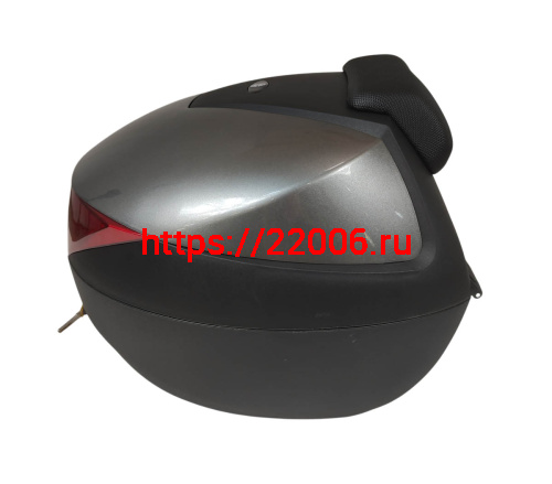 Кофр багажный мото задний CIGNA E-29 29л серый с черным фото 4 Кофр багажный мото задний CIGNA E-29 29л серый с черным фото 4