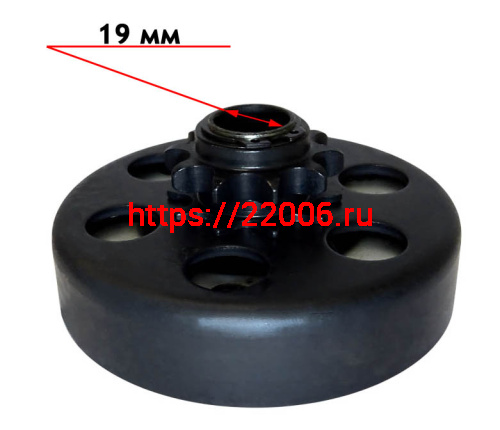 Сцепление автоматическое, на вал 19 мм, цепь 428, звезда 10 зубов фото 4 Сцепление автоматическое, на вал 19 мм, цепь 428, звезда 10 зубов фото 4