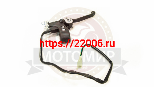 Рычаг тормоза переднего АТВ правый в сборе под 2 тросика и фиксатор (НАБОР) Рычаг тормоза переднего АТВ правый в сборе под 2 тросика и фиксатор (НАБОР)