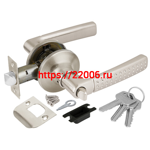 Ручка Punto (Пунто) защелка DK626 SN-ET (6026 SN-E) (кл./фик.) мат. никель Ручка Punto (Пунто) защелка DK626 SN-ET (6026 SN-E) (кл./фик.) мат. никель