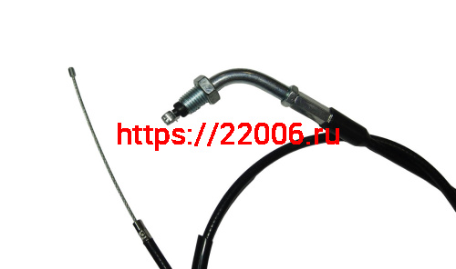 Трос газа L-870мм, ход-100мм, Шторм Нитро М10 загнутый (НАБОР) фото 2 Трос газа L-870мм, ход-100мм, Шторм Нитро М10 загнутый (НАБОР) фото 2