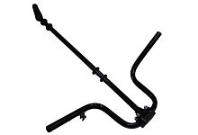 Руль Буран нового образца (регулируется) с колонкой в сб. (110300150+110300160)