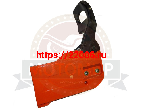 Тормоз цепи в сборе б/п Цыганка 45, 52 (крышка тормоза цепи в сборе)