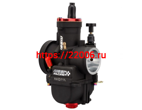 Карбюратор NIBBI Racing PWK32 (YJ), реком.двиг. 250-300 см3 (вход/выход 32 и 55 мм) фото 2 Карбюратор NIBBI Racing PWK32 (YJ), реком.двиг. 250-300 см3 (вход/выход 32 и 55 мм) фото 2