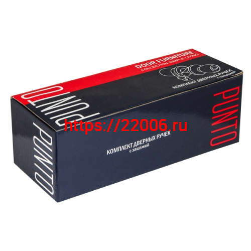 Ручка Punto (Пунто) защелка DK620 BL-PS (6020 BL-P) (без фик.) черный фото 2