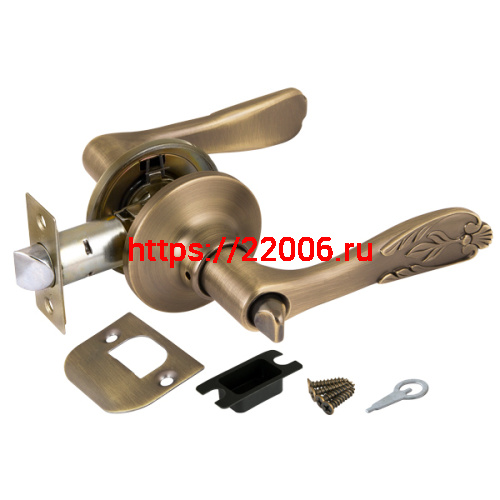 Ручка Punto (Пунто) защелка DK633 MAB-BK (6033 MAB-B) (фик.) мат.бронза Ручка Punto (Пунто) защелка DK633 MAB-BK (6033 MAB-B) (фик.) мат.бронза