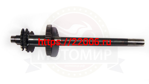 Вал ведомый машинокомплекта Лидер-Альфа 3 в сборе (длинный) фото 3 Вал ведомый машинокомплекта Лидер-Альфа 3 в сборе (длинный) фото 3