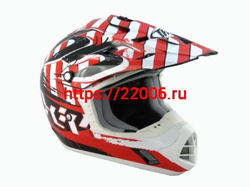 Мотошлем THH TX-12 №13 black/red (M) детский Мотошлем THH TX-12 №13 black/red (M) детский