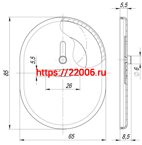 Накладка Fuaro (Фуаро) на сувальдный замок ESC.S-lift.SF/OV.476 (ESC 476) с шторкой GP латунь фото 3 Накладка Fuaro (Фуаро) на сувальдный замок ESC.S-lift.SF/OV.476 (ESC 476) с шторкой GP латунь фото 3