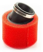 Фильтр воздушный нулевого сопротивления d-42/52мм PITBIKE (поролон оранжевый) с переходным кольцом