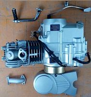 Двигатель 125см3 154FMI механическое сцепление, (кикстартер, алюм.цилиндр) 1Р154FMI