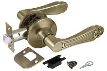 Ручка Fuaro (Фуаро) защелка DK637/BL АB-PS (637/BL АB-P) (без фик.) бронза